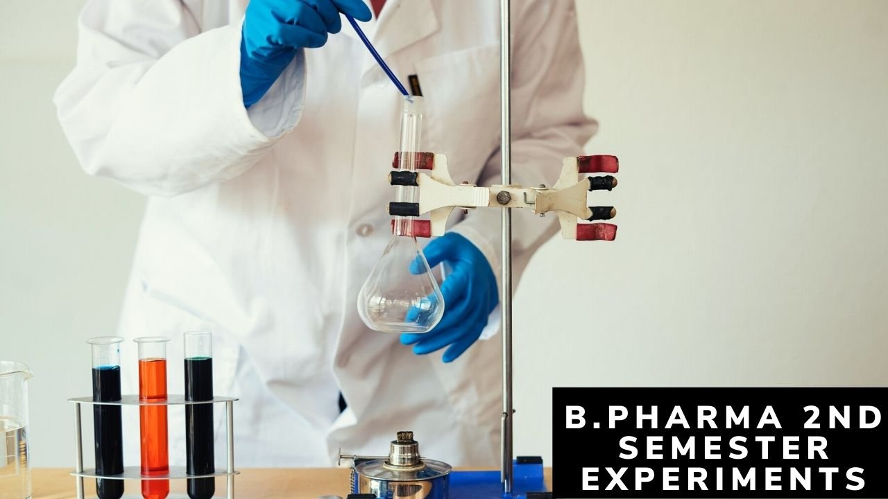 B Pharma 2nd Semester Organic Chemistry Practicals PDF - Pharma Tutor ...